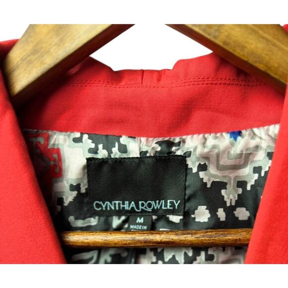 Cynthia Rowley Red blazer Jacket - Picture 8 of 9